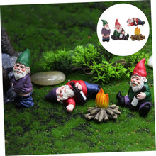 Load image into Gallery viewer, BESPORTBLE 4pcs Dwarf Ornaments Resin Landscape Decor Unique Garden Statues Potted Plant Decorations Resin Craftsmanship