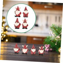 Load image into Gallery viewer, Happyyami 4pcs Christmas Elf Gnome Statues Outdoor Resin Garden Decor Festive Gnome Figurines for Yard Holiday Decoration for Home and Patio