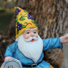 Load image into Gallery viewer, Turtle Solar Lights Outdoor Garden,Turtle Statue with Solar Light and Gnome | Waterproof Tortoise Sculpture, Outdoor Patio Balcony Courtyard Garden Lawn Decoration