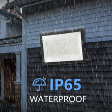Load image into Gallery viewer, Loyal 100W LED Floodlight, 3000K Warm White 10000LM Outdoor Security Light, IP65 Waterproof Wall Light, Spot Lighting for Garden, Garage, Playground, Patio