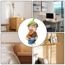 Load image into Gallery viewer, Pooping Garden Gnome,Hilarious Lawn Decoration - Naughty Funny Outdoor Statue, Pooping Peeing Gnome Statue, Naughty Funny Toilet Gnome Statue for Home, Garden