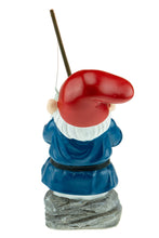 Load image into Gallery viewer, Fisher Garden Gnome Figurine Statue for Lawn Ornaments, Indoor or Outdoor Decoration | 7.9 Inches Tall Polyresin