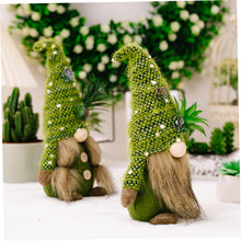 Load image into Gallery viewer, 2PCS Summer Succulent Gnomes Plush Green Plants Gnomes Tiered Tray Decor Green Gonk Gnome Summer Succulent Gnomes Plush