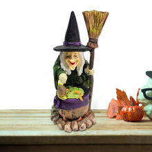 Load image into Gallery viewer, Fowybe Halloween Witch Figures | Wizard and Witch Figures - Psychological Sand Table Ornaments Resin Halloween Decorations for Home 1 Piece