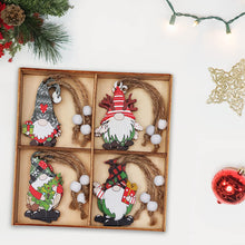 Load image into Gallery viewer, Jagowa 12PCS Wooden Christmas Ornaments - Faceless Dolls for Christmas Tree Decor and Party