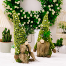 Load image into Gallery viewer, 2PCS Summer Succulent Gnomes Plush Green Plants Gnomes Tiered Tray Decor Green Gonk Gnome Summer Succulent Gnomes Plush