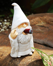 Load image into Gallery viewer, YUSWBCO Middle Finger Gnomes, Garden Gnomes Outdoor, Funny Garden Gnomes, White