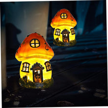 Load image into Gallery viewer, MOUNTTU Fairy Doors for Trees Outdoor, Fairy House Waterproof Resin Garden Statues for Yard Lawn Decor