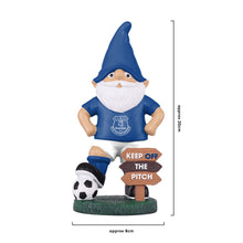 Load image into Gallery viewer, FOCO EPL Everton Football Premier League Championship Keep Off The Pitch Garden Gnome Ornament Indoor/Outdoor…