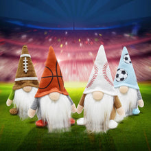 Load image into Gallery viewer, Vytina Little Football Rugby Gnomes Plush Ornaments Cute Swedish Tomte Nisse Dwarf Gnome Doll Sports Game Fans Gifts Tiered Tray Home Decoration