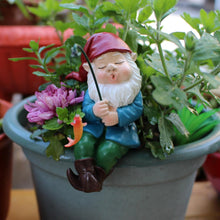 Load image into Gallery viewer, Fishing Gnome, Fishing Dwarf Statue, Fisherboy Statue, Funny Resin Crafts Garden Gnome, Outdoor Decorations For Pond For Yard Lawn Pond Pool Riverside Decoration