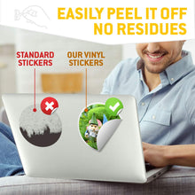 Load image into Gallery viewer, Vinyl Stickers (Set of 2) 10cm - ny Garden Gnome Men Decals for Laptops,Tablets,Luggage,Scrap Booking,Fridges, 14596
