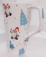Load image into Gallery viewer, Rainbow Decors North Pole Gnomes Mug 500 ml Fine Bone China Large Latte Gonks Cup Hand Decorated UK