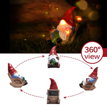 Load image into Gallery viewer, Solar Garden Gnomes Outdoor Statue with Solar Lights,Figurine Lights Solar Garden Yard Decorations Outdoor Decorations for Patio,Yard,Lawn Ornament,Mom Gift Unique Housewarming Gifts