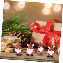 Load image into Gallery viewer, Happyyami 4pcs Christmas Elf Gnome Statues Outdoor Resin Garden Decor Festive Gnome Figurines for Yard Holiday Decoration for Home and Patio