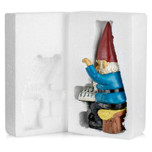 Load image into Gallery viewer, Garden Gnome Statue In Reading Book Gnomes Dwarfs 9.5 Ih, Polyresin, Full Color Funny Lawn Ornaments and Statues