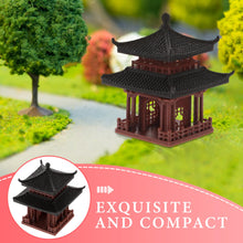 Load image into Gallery viewer, TOYANDONA Miniature Pagoda Statue Chinese Japanese Asian Garden Decor Bonsai Mini Pavilion Tower Fairy Garden Accessories for Micro Landscape Aquarium Ornaments