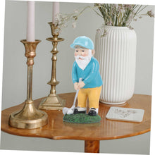 Load image into Gallery viewer, FUNOMOCYA Golf Gnome Garden Ornament Resin Gnome Statue Unique Home Decor Garden Decorations