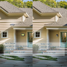 Load image into Gallery viewer, Jorft Solar Wall Lights, COB Motion Sensor Outdoor Security Lights 3 Lighting Modes Dimmable Solar Powered Waterproof Lamp with 16.5ft Cable for Outside Garden Garage Shed Walkway Use