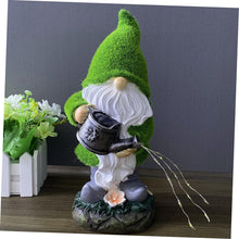 Load image into Gallery viewer, ULTECHNOVO Garden Gnome Solar Lamp Outdoor Lawn Gnome Decoration for Garden Backyard Patio Energy Saving Solar Powered Lighted Statue for Courtyard Lawn Decor