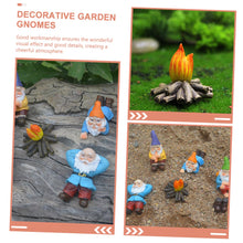Load image into Gallery viewer, Happyyami Hanging Garden Ornaments Set of Resin Gnomes Decorative Gnomes Garden Statues for Outdoor Landscape