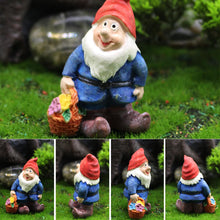 Load image into Gallery viewer, Mini Gnomes Set of 7 - Fairy Garden Accessories, Tiny Gnome Figurines for Miniature Fairy Garden Decor, Plant Pot Decorations