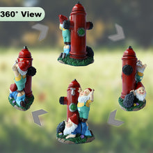 Load image into Gallery viewer, Weculop Garden Gnomes Statues Outdoor, 10” Tall Hydrant Gnomes Figurines, Funny Decoration for Yard, Patio Lawn Decor, Ideal Gifts for Gnomes Lover, House Warming
