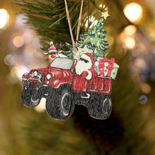 Load image into Gallery viewer, Rumyve 24pcs Vintage Santa Claus Wood Hanging Signs Pendant,Christmas Tree Gnome Hanging Decorations,Mini Santa Doll Craft Xmas Tree Decor Party Supplies(Style B)