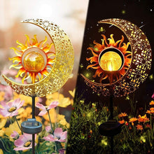Load image into Gallery viewer, Kizozo Moon Solar Lights for Outdoor Garden, Solar Lights IP65 Waterproof, Ornaments Garden Decoration for Outdoors, Decoration for Patio Pathway Lawn