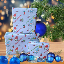 Load image into Gallery viewer, BeFindSee Happy Holidays Paper - Gift Wrap - Holiday Gonk - Holiday Gnome