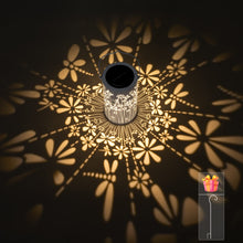 Load image into Gallery viewer, Freekite Solar Lantern for Garden, Metal Outdoor Lantern with a Shepherd's Hook, IP65 Waterproof Garden Decoration Path Lights, Solar Lights for Garden Outside Table Patio Balcony Courtyard