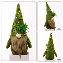 Load image into Gallery viewer, 2PCS Summer Succulent Gnomes Plush Green Plants Gnomes Tiered Tray Decor Green Gonk Gnome Summer Succulent Gnomes Plush