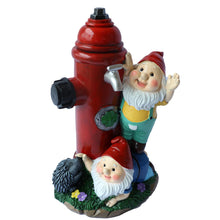 Load image into Gallery viewer, Weculop Garden Gnomes Statues Outdoor, 10” Tall Hydrant Gnomes Figurines, Funny Decoration for Yard, Patio Lawn Decor, Ideal Gifts for Gnomes Lover, House Warming