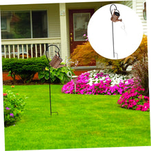 Load image into Gallery viewer, Happyyami 1set Garden Decorative Waterfall Lamp Shepherd Hook Outdoor Art Light for Garden Decoration Patio and Tree Lighting Unique Watering Can Design Battery Not Included