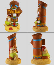 Load image into Gallery viewer, Gnometastic Gnomes - Tiki Gnome and Totem Pole Garden Statue, 10 in, Funny Garden Gnomes Outdoor Decoration for Yard, Patio, Lawn Ornaments, Tiki Bar Decor