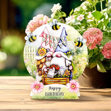 Load image into Gallery viewer, Katy Sue Garden Gnomes Die-Cut Pop-Up Card Making Kit for Adults. Makes 12 Cards & Contains Gnome or Gonk Die-Cut Decoupage Paper Sheets, Supports, Envelopes & Foam Pads for Card Making Supplies