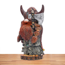 Load image into Gallery viewer, Voiakiu Garden Statue - Victor Axe Warrior Dwarf GNOME Outdoor Garden Decoration Viking Axe Warrior Sculpture Ornaments