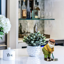 Load image into Gallery viewer, Moageme Golfing Garden Statue, Golfer Garden Outdoor Figurine, Funny Golf Garden Statue Ornaments, Golf Dwarf Resin Handicrafts Decorations for Patio Yard Lawn Home