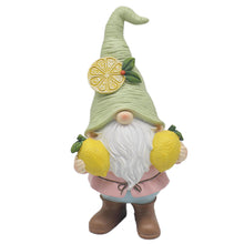Load image into Gallery viewer, Lesser & Pavey Lemon Garden Gnome Figurines Statues For Home Decor | Ideal Ornaments Friendship Gifts For Women & Men | Lovely Table Centerpiece & Living Room Accessories