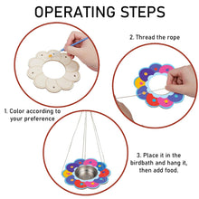 Load image into Gallery viewer, TYXHXTF 4 Pack Bird Feeders, Paint Your Own Bird Feeders, DIY Wooden Arts and Crafts for Boys Girls Outdoor Garden Decoration