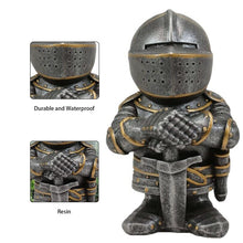 Load image into Gallery viewer, Knight Gnomes Guard Garden Gnome Ornaments Outdoor Medieval Crusader Knight Suit Statue Waterproof Resin Ornament for Yard Lawn Garden Decorations (B)