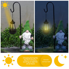 Load image into Gallery viewer, Solar Gnome Light Replacement - Plastic Solar Hanging LED Lantern for Outdoor DIY Fairy Garden Decor