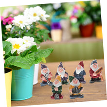 Load image into Gallery viewer, ULTECHNOVO 1Set Adorable Resin Dwarf Doll Garden Decor of Unique Gnome Figurines for DIY Outdoor Decoration for Enhancing Your Garden Charm