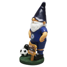 Load image into Gallery viewer, Forever Collectibles UK EPL Chelsea Football Premier League Championship Keep Off The Pitch Garden Gnome Ornament Indoor/Outdoor…