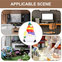 Load image into Gallery viewer, Playful Garden Statues, Fairy Garden Gnome Decoration, Rainbow Gnome Decoration, Outdoor Figurine For Garden, Adorable Gnome Statue, Cheerful Garden Accessory, Miniature Gnome Figurines, Vibrant