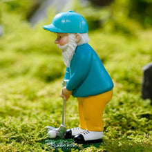 Load image into Gallery viewer, LINGJIONG Golf Gnomes Statues | GNOME Resin Sculpture with Golf Games - Fairy Funny Golf Ornament for Playing and as Holiday Home Decoration Made of Resin as a Gift for the Garden
