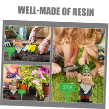 Load image into Gallery viewer, Toddmomy Funny Gnome Statue of Resin Garden Gnomes Naughty Garden Decorations for Home Outdoor Sculpture