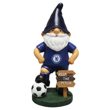 Load image into Gallery viewer, Forever Collectibles UK EPL Chelsea Football Premier League Championship Keep Off The Pitch Garden Gnome Ornament Indoor/Outdoor…