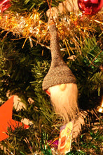Load image into Gallery viewer, True Face Christmas Ornaments 3 Pieces Tree Hanging Pendants Gnome Plush Gonk Santa Doll Xmas Decoration (Pack of 3)