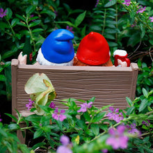 Load image into Gallery viewer, BRYNHILDSANS Funny Garden Gnomes Statue 5.5" Swing Couple Garden Decoration Dwarf Figurines Ornament Drunk Gnome Resin Sculpture Housewarming Halloween